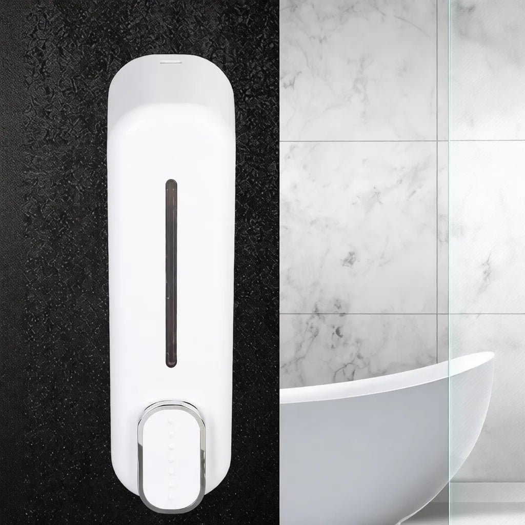 Manual Soap Dispenser Wall Mounted Hand Sanitizer Pump Bottle Shampoo Shower Gel Container For Bathroom Kitchen Hotel Decor