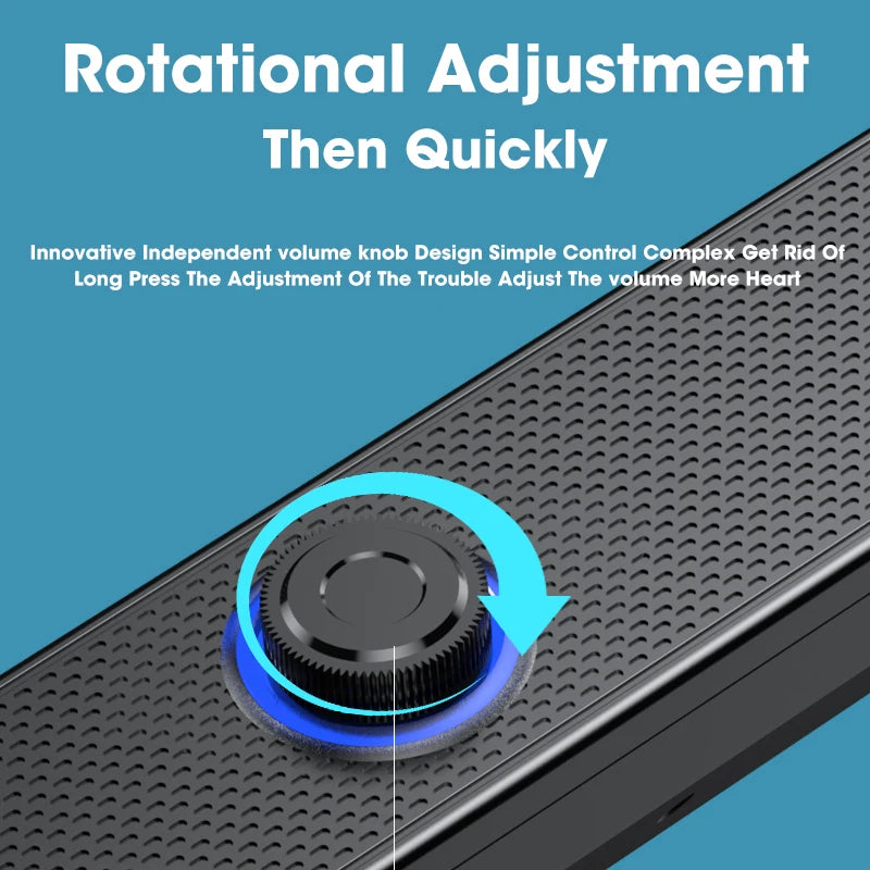 Home Theater Sound System Bluetooth-compatible Speaker 4D Surround Soundbar Computer Speakers For TV Soundbar Box Subwoofer