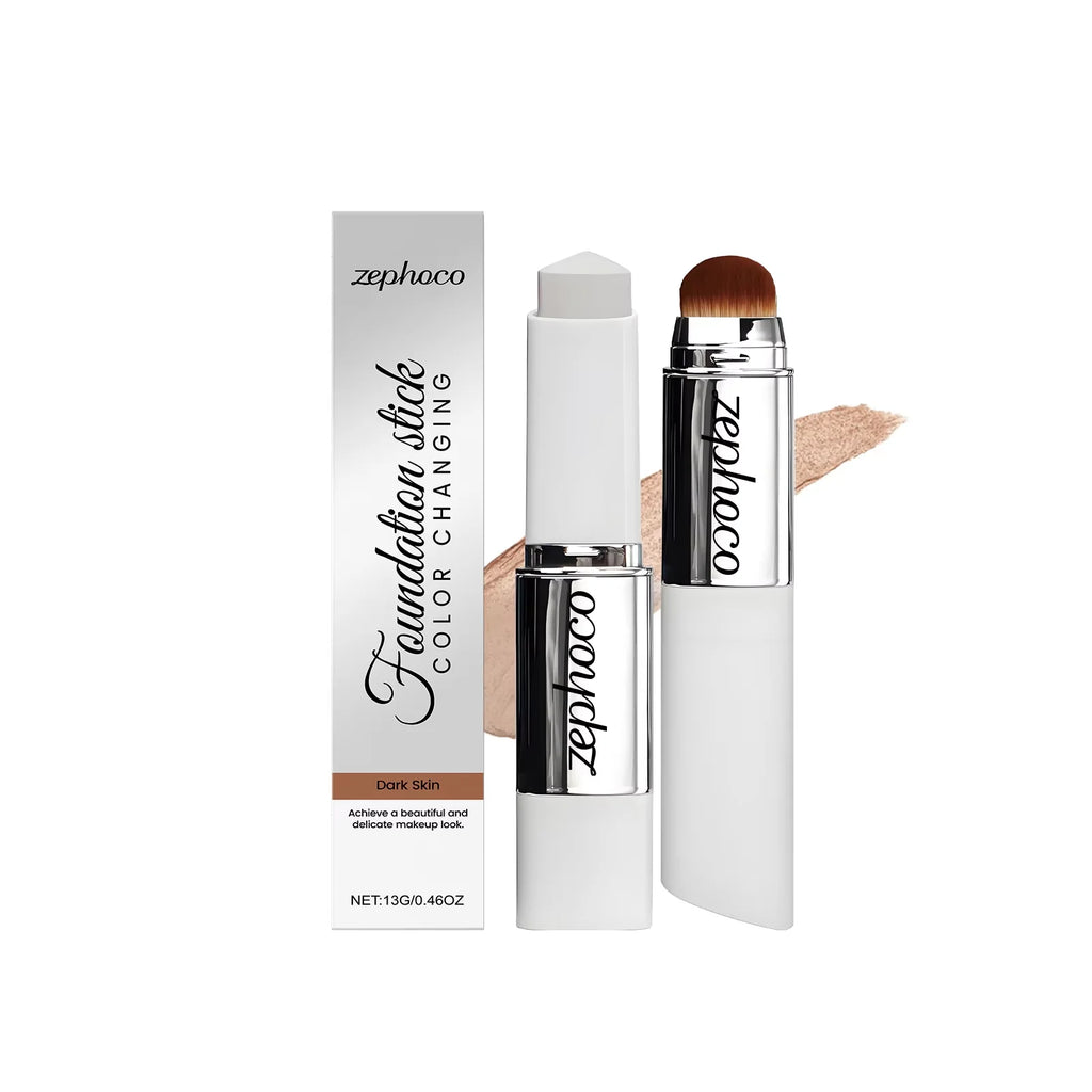 Foundation Stick Natural Persistent No Trace Makeup Feeling Even Skin Tone Invisible Pores Decorate Fine Lines Concealer Stick