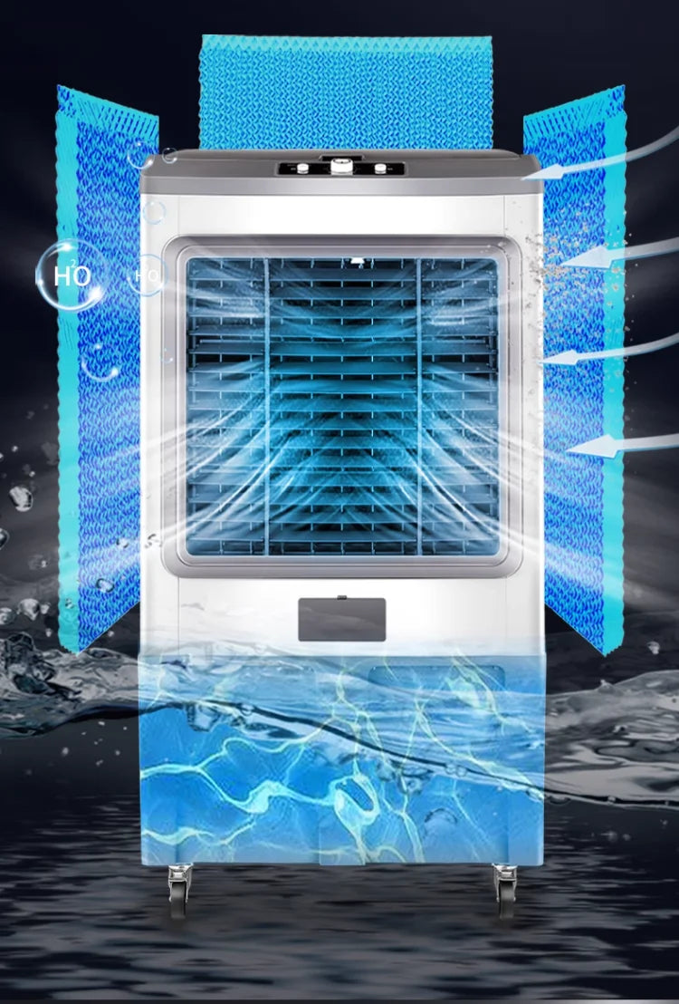 220V Large Industrial Commercial Water Cooler Air Conditioner Fan for Home Cooling AB