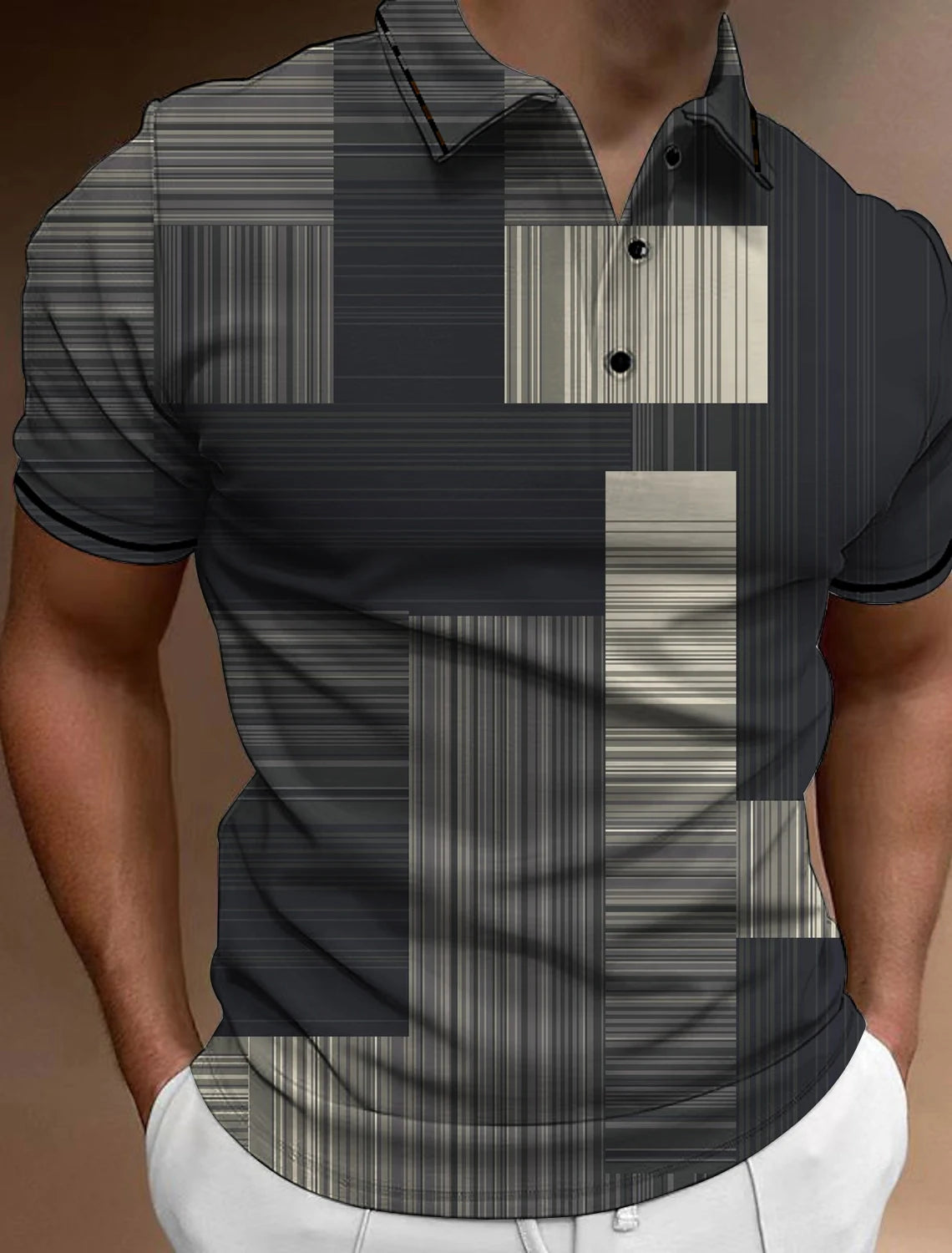Fashion Men's Button Polo Shirts Casual Summer Short Sleeve Men Male Polo Tee Shirt Men Tops Street Mans Golf Clothing Clothes