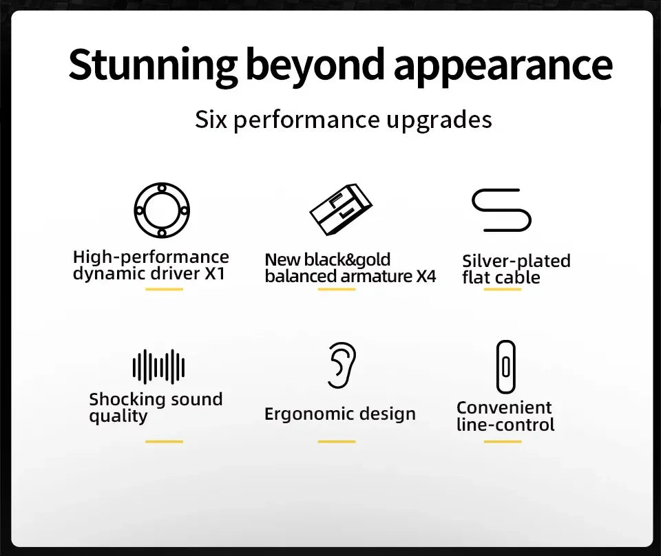KZ ZS10 PRO X Metal Headset Hybrid drivers HIFI Bass Earbuds In-Ear Monitor Noise Cancelling Earphones ZS10PROX