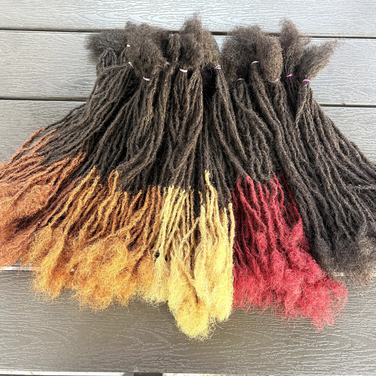 Colored 10inch 0.2cm Handmade Inter Loc Extension Human Hair Permanent Micro Locs Extensions Natural Looking Soft Sisterlocks