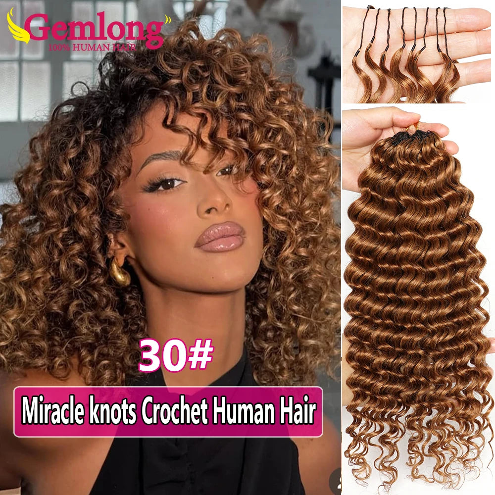 Deep Wave Crochet Hair Extensions – Multiple Colors & Pack Sizes
