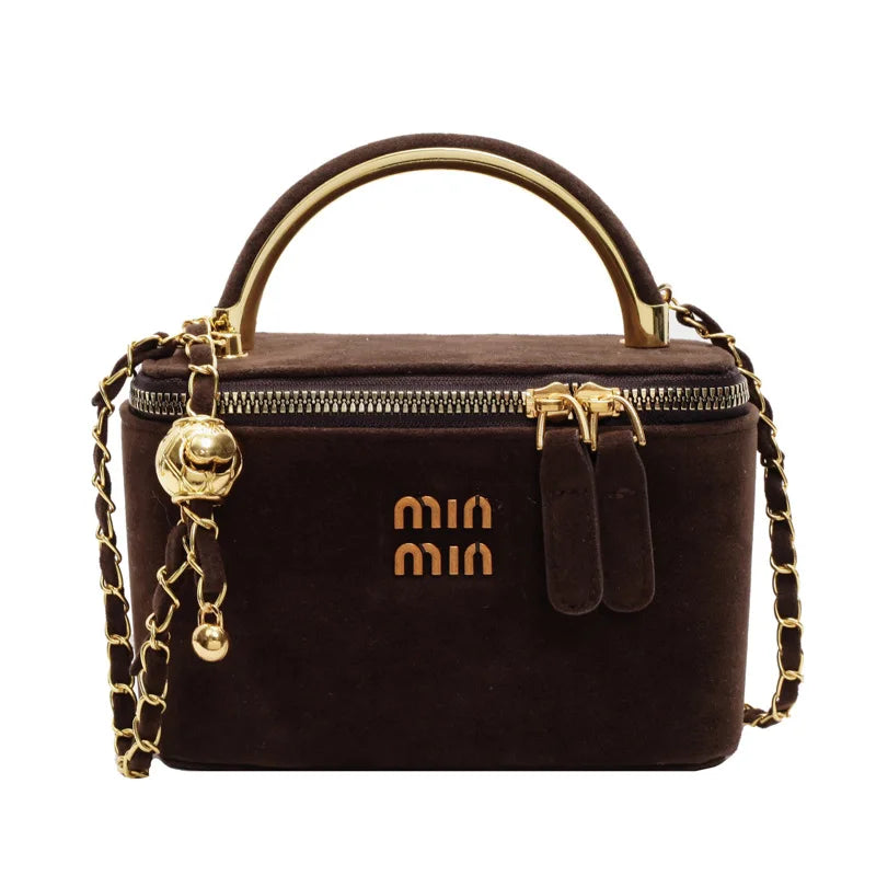 Crossbody Bag for Women, Top Handle Shoulder Pouch Purse Satchel Handbag, Flap Box Bag for Ladies