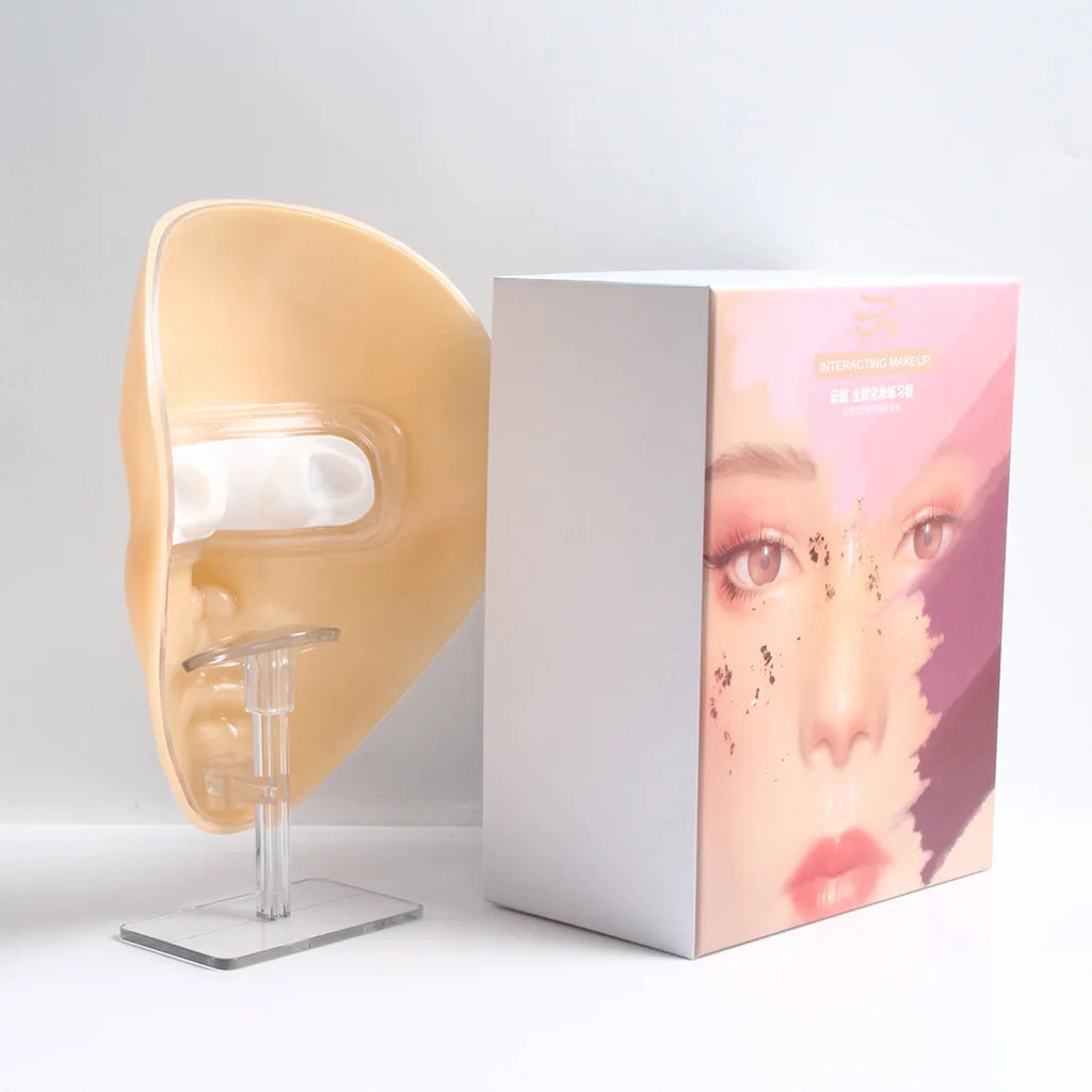 Makeup Full Face Practice Model 5D Silicone Bionic Skin Mannequin Eye eyebrow Eyelash Eyeshadow for beginner Makeup