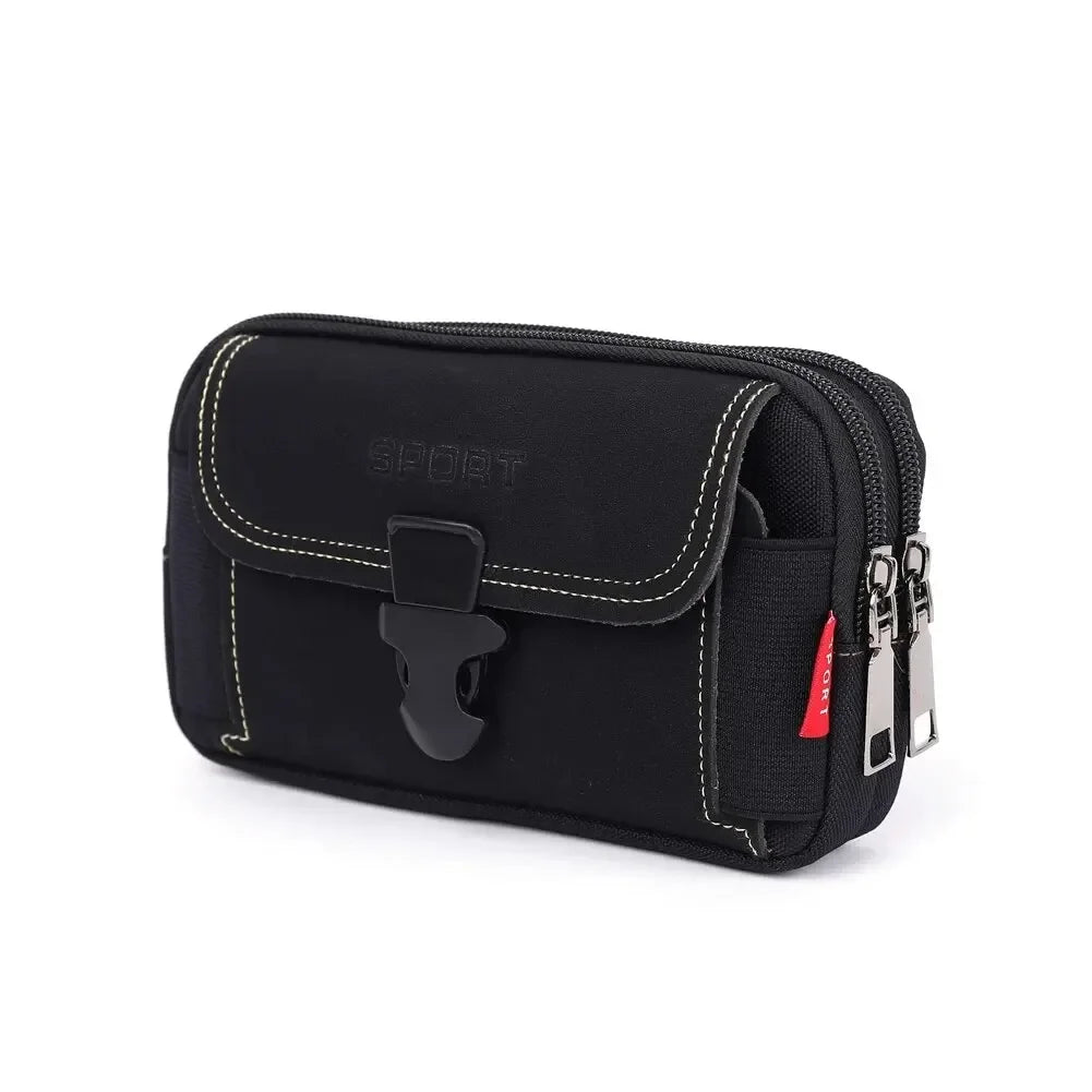 Unisex Belt Pouch Phone Pouch Phone Holster Pouch Mobile Belt Pouch Small Tactical Belt Backpack Card Holder