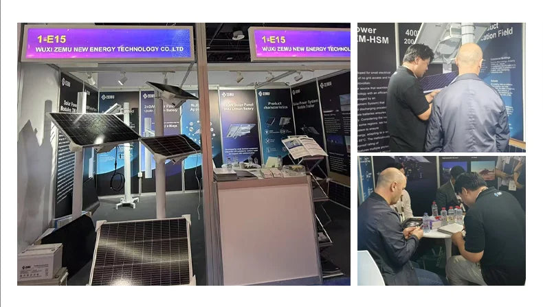 Solar Panel 100AH Lithium Battery Backup System for Communication Network Outdoor