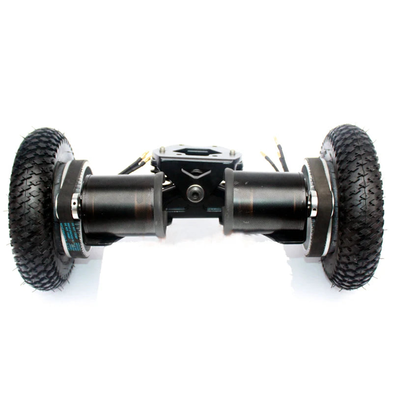 Off Road Electric Skateboard Truck Mountain Longboard 11 inch Truck Wheels Combo kiteboarding Truck Inflatable rubber tire wheel