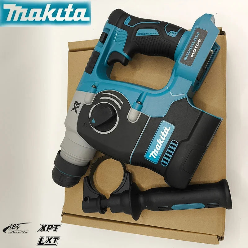 Makita Electric Cordless Brushless Hammer Drill Rechargeable Rotary Hammer Drilling  High torque power Tool(no battery)