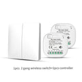 Outdoor Waterproof Smart Light Switch 1/2/3 Gang Tuya WiFi Self Powered No Battery Required with App & Voice Remote Control