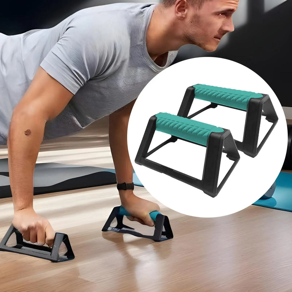 Push Up Handles for Floor Strength Training Equipment Multifunctional H-Shaped Push-up Bracket for Women and Men Home Gym
