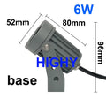 Outdoor  Led Floodlight 6W10W Led Spot Light Outdoor Lighting Narrow Angle Flood Light with AC110V220V Courtyard column lighting