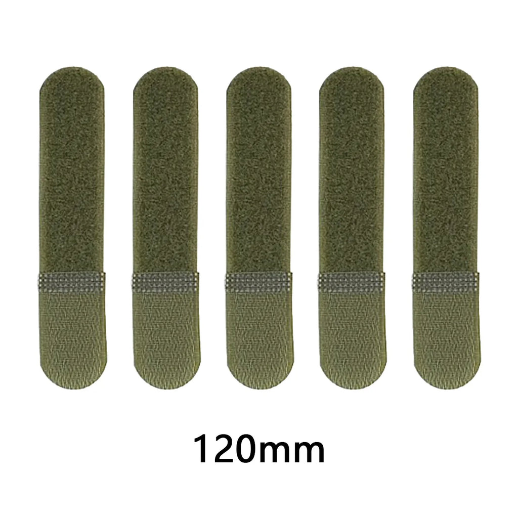 Reusable Nylon Cable Ties Straps With Hook Loop Fastener For Backpack Organizer Cord Grip Wrapping Buckle Webbing Fix