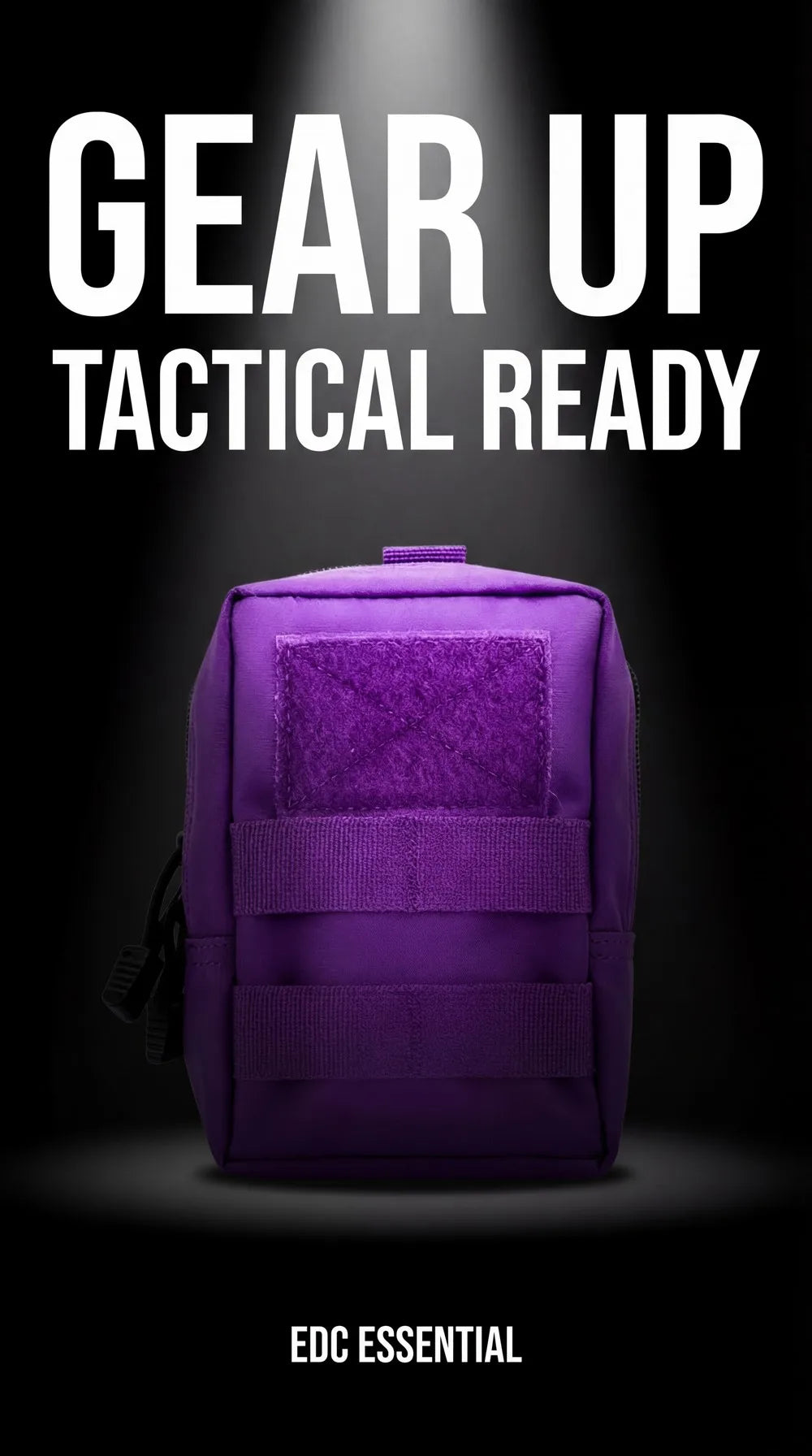 Tactical MOLLE Pouch EDC Utility First Aid Kit Bag Outdoor Waist Pack Water Resistant Nylon Gear Organizer for Hiking Camping