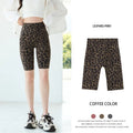 BIVIGAOS Summer Fashion Trend Leopard Print Cycling Shorts Women High Waist Tight Sexy Sport Short Leggings Fitness Biker Shorts