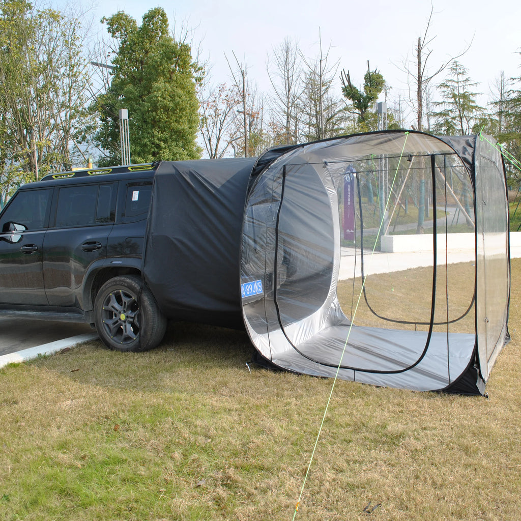 Car Tent trailer Tent, Car Tailgate Tent,Pop Up Car Rear Tent, SUV Tents Car Tents for Campers Multipurpose Truck Tent