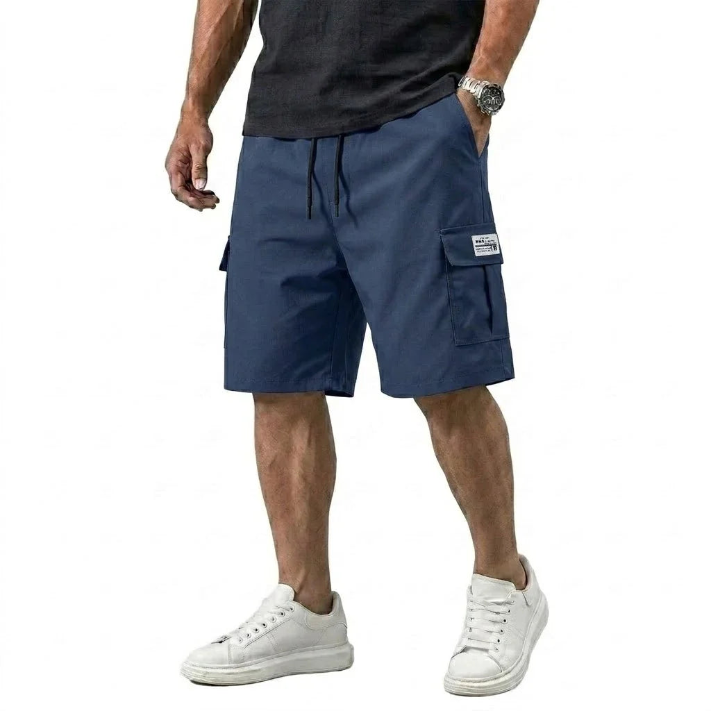 Multi-Pocket Cargo Short Pants Summer Knee Pants Jogging Gym Man Casual Work Short Man Beach Tactical Shorts Baggy Pants Men