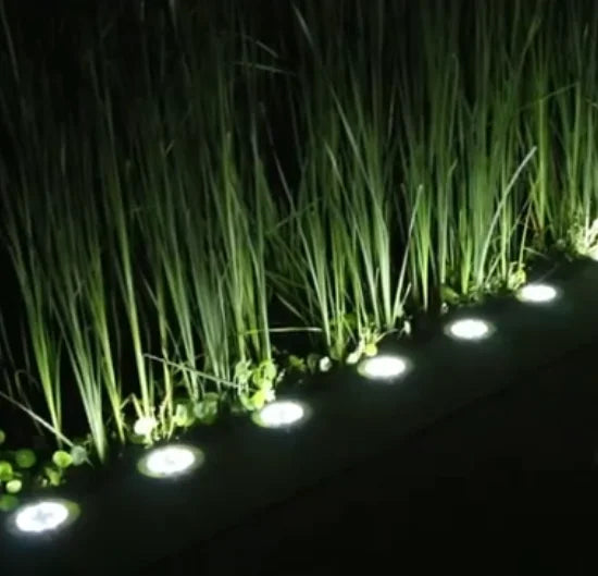 Solar Lawn Yard 8 Led Solar Lights Waterproof Solar Powered Lantern for Pathway Garden Decoration Outdoor Lighting