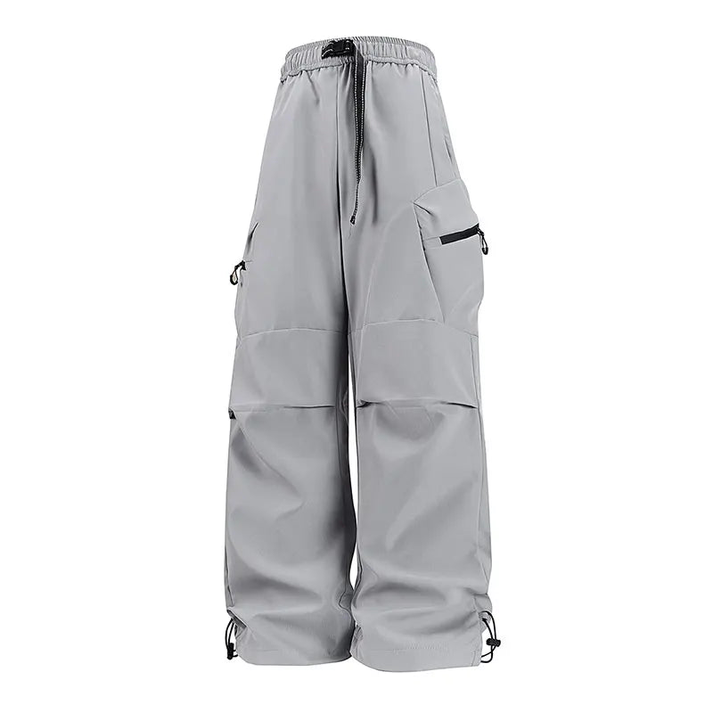 Spring Autumn Casual Pant Fashion Loose Comfortable Breathable Multiple Pockets Cargo Long Pants Fitness Running Casual Trouser