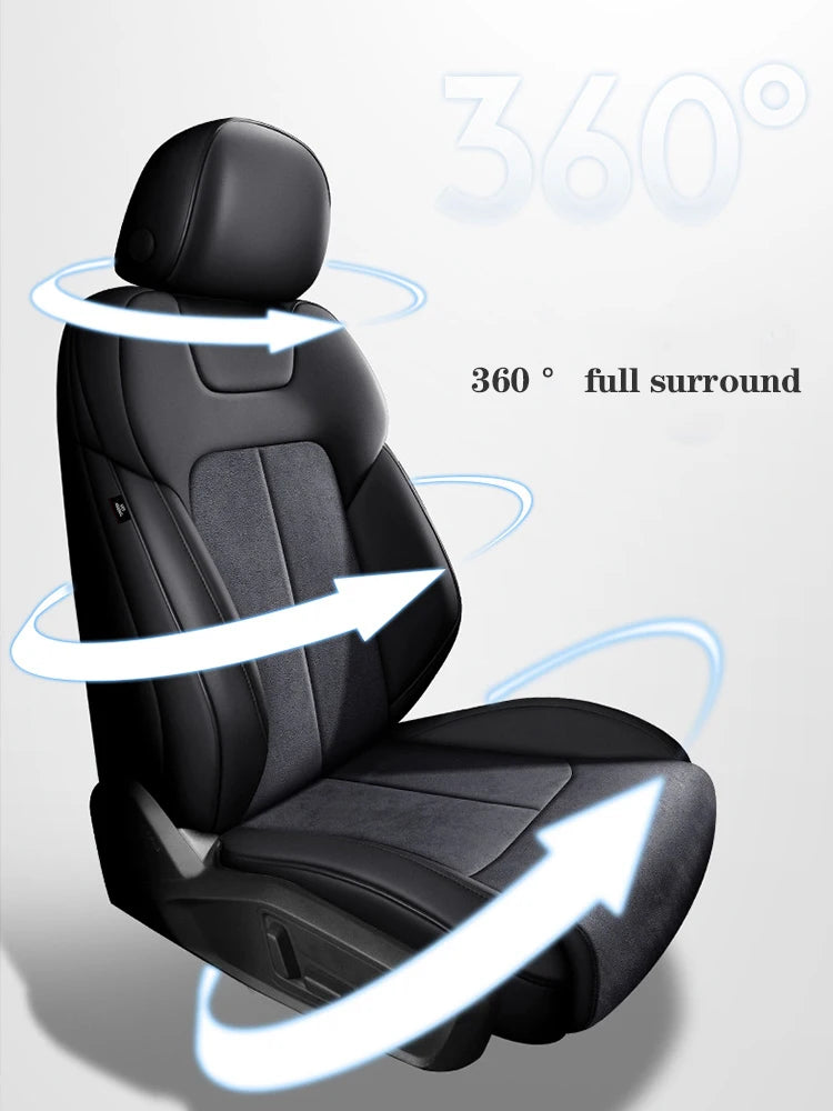 Custom Car Seat Cover 100% For Audi TT MK2 Q7 4L Q5 A7 A6 C7 Avant Auto Accsesories Interior 360 ° Surround Protector