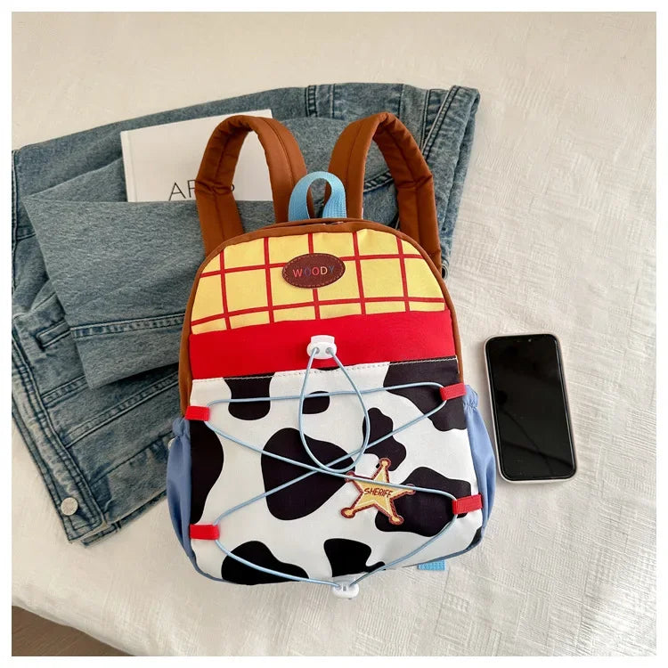 Cartoon Fashionable and Casual Women's Backpack Cute Cow Print Backpack Soft and Durable Fabric Backpack Suitable for Daily Use