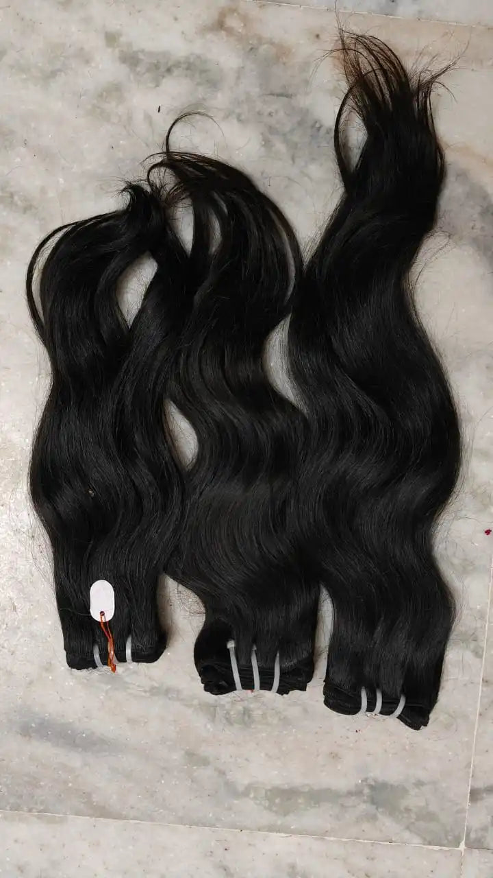 100% Pure Virgin Indian Temple Remy Hair Unprocessed Natural Straight Wave Healthy Deep Texture Raw Hair Cuticle alaigned remy