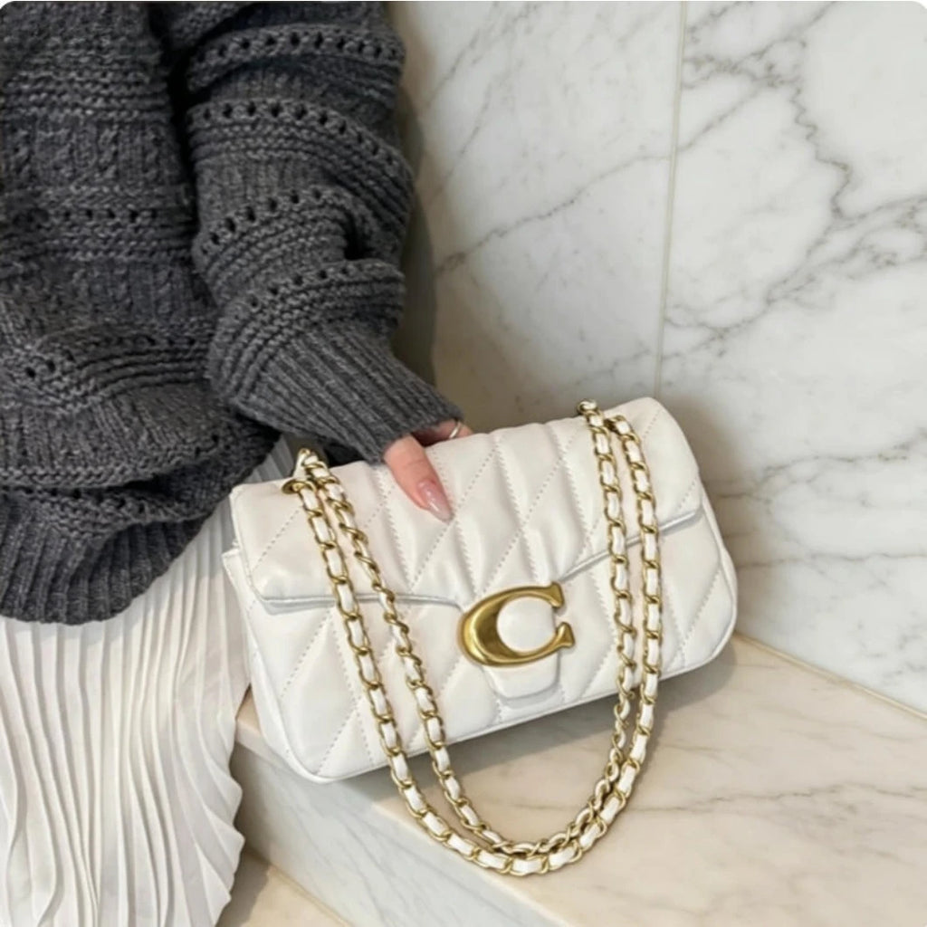 2026 new European retro classic fashionable versatile chain flap crossbody bag, suitable for women to match