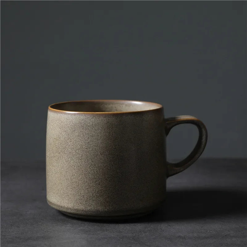 Ceramic Breakfast High-Looking Couple Water Cup Stoneware Coffee Cup Vintage Mug Nordic Creative