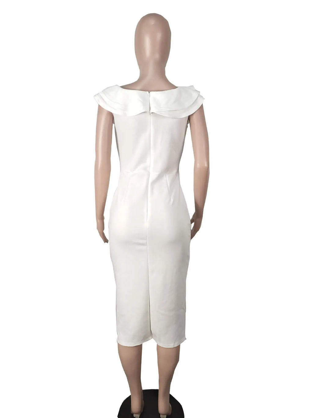 Summer Women's Pure Color Short Sleeve Long Dress Cleanfit Loose Waist Polyester Cotton Blend Regular Sleeve Basic Style