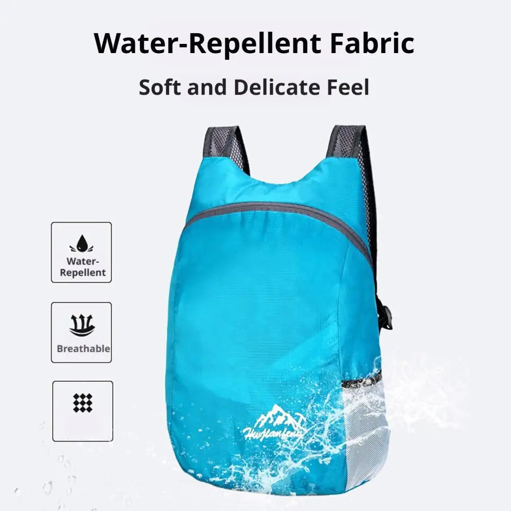 Folding Backpack Waterproof Lightweight Travel Storage Bag Hiking Sports Large Capacity Portable Outdoor Bag