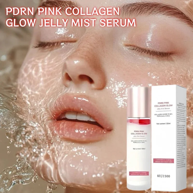 PDRN Hydrating Essence Mist Toner Brightening Revitalizing Women Facial Spray Moisturizer Plant Extract Daily Face Glow Care