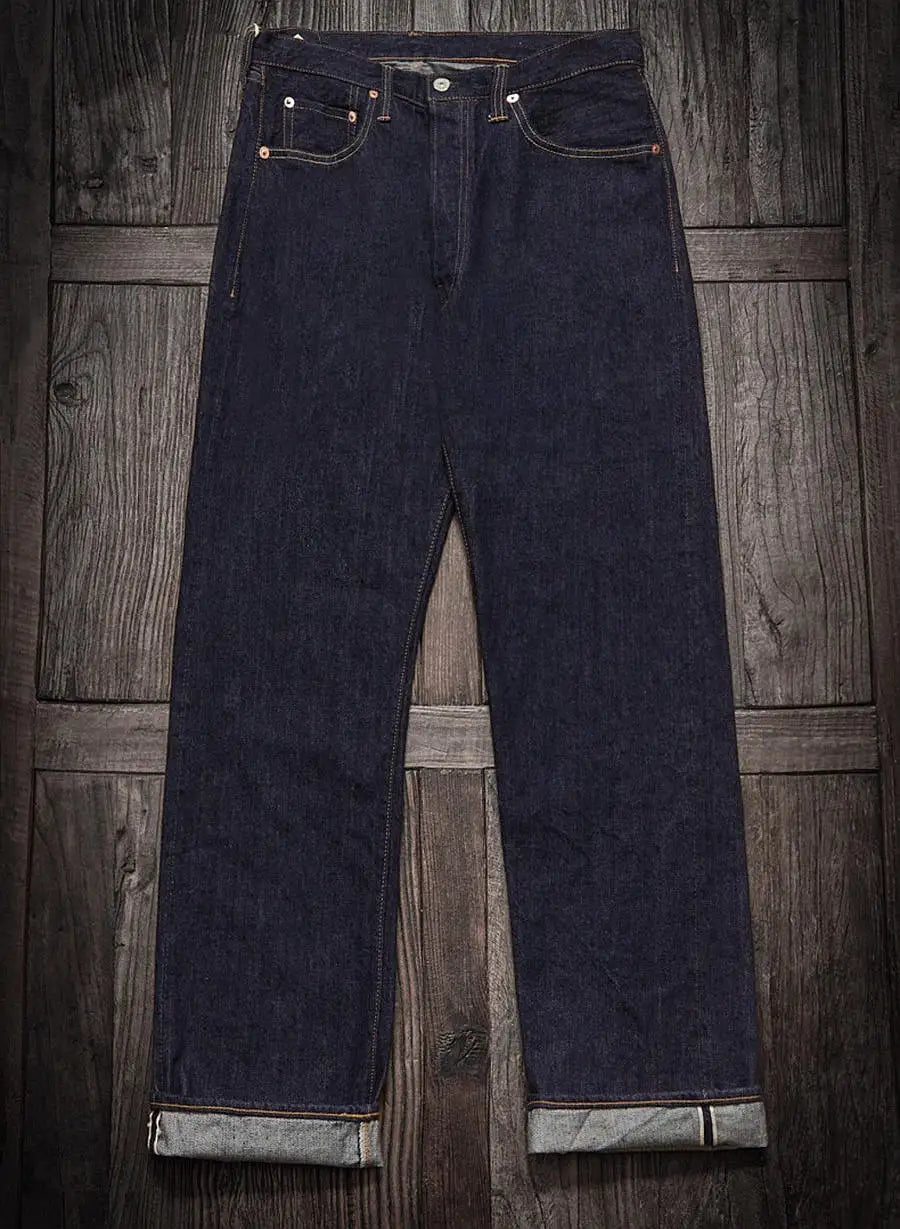 FREEWHEELERS 601XX 1951, five bags of 14oz indigo vintage jeans