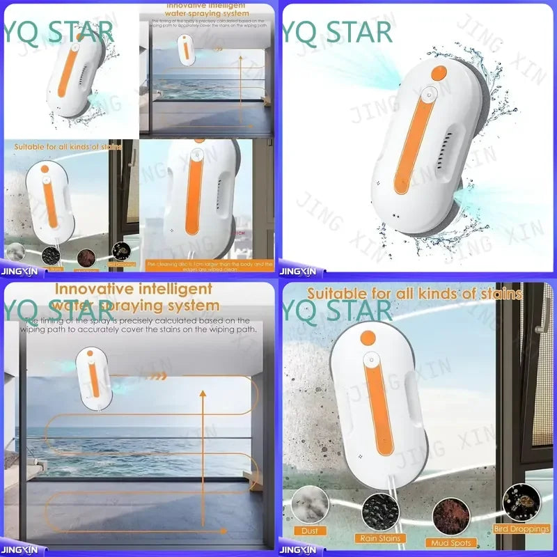 custom for Ultra Thin Smart Window Cleaning Robot Automatic Glass Washer Home Appliance Vacuum Cleaner Tool