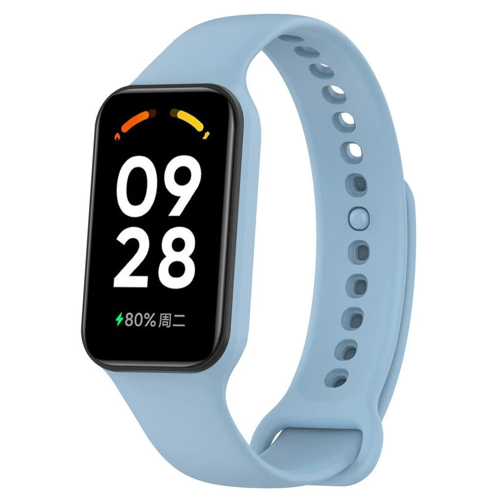 Silicone Strap For Xiaomi Redmi Band 2 Watchband Bracelet Replacement For Xiaomi Band 8 Active Wrist Strap Correa Accessories
