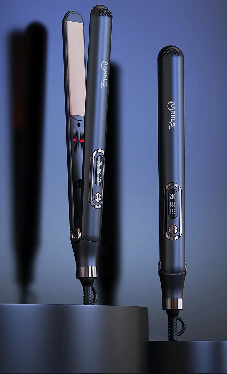 10 Seconds Fast Heating Hair Straightener Curler 2 in 1 For Xiaomi Professional Hairdressing Tools Hot Comb Hair Iron Brush