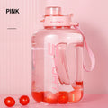 Large Capacity2500/1700ML Water Bottle With Straw Lid Sports Gym Water Kettle For Camping Travel BPA Free Drinking Bottles