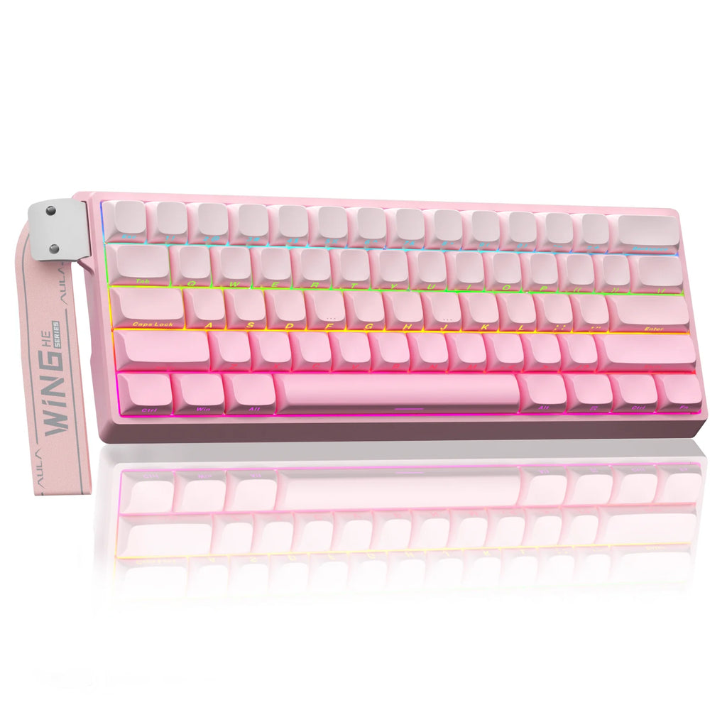 AULA WIN60 HE Pro MAX Wired Gaming Keyboard Hall Effect Magnetic Switch RT Adjustable Hot-Swap 8000Hz Esport Mechanical Keyboard