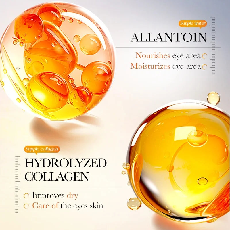 1 Box of 80Pcs Collagen Moisturizing Eye Masks, Eye Patches, Containing Collagen Ingredients, Moisturize and Nourish the Skin Ar