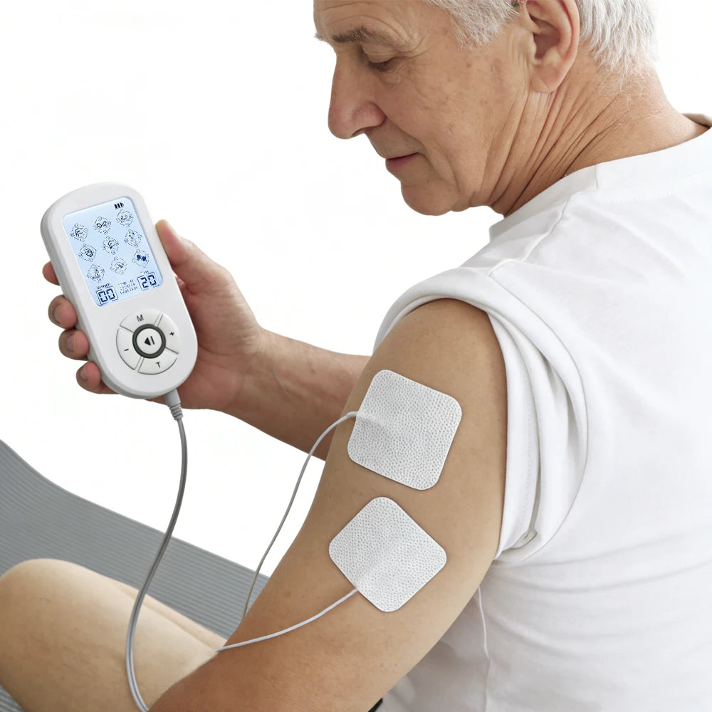 Professional 36 Modes TENS Pulse Rechargeable Machine EMS Muscle Stimulator Back Waist Body Massage Relax Electrostimulator Use