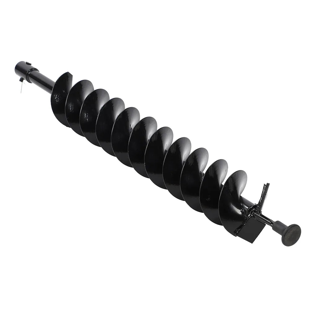 Earth Auger Drill Bit Farm Planting Seeding Hole Digger 100x800mm Dual Blade Garden Auger Planting Auger Hole Digger Drill Bit