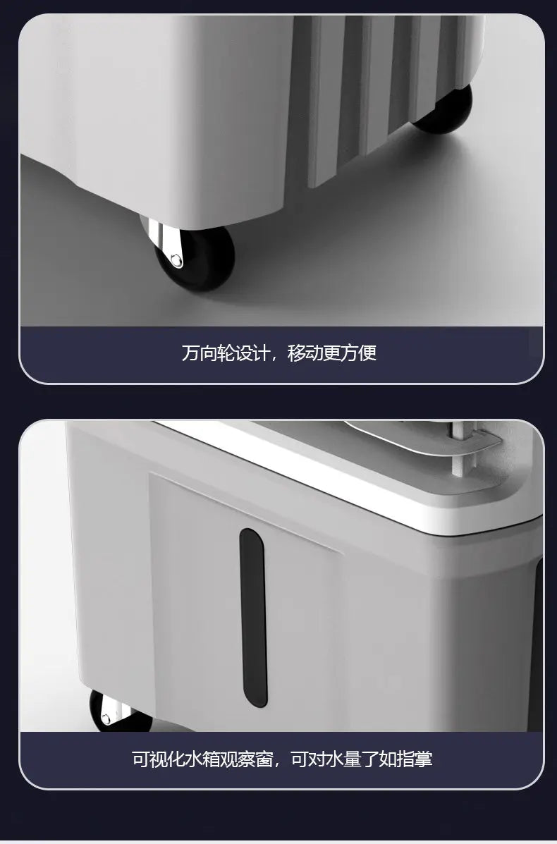 Portable Air Conditioner Fan Evaporative Ice Cooling Fan Powerful Cooling Floor Fan for Home Commercial