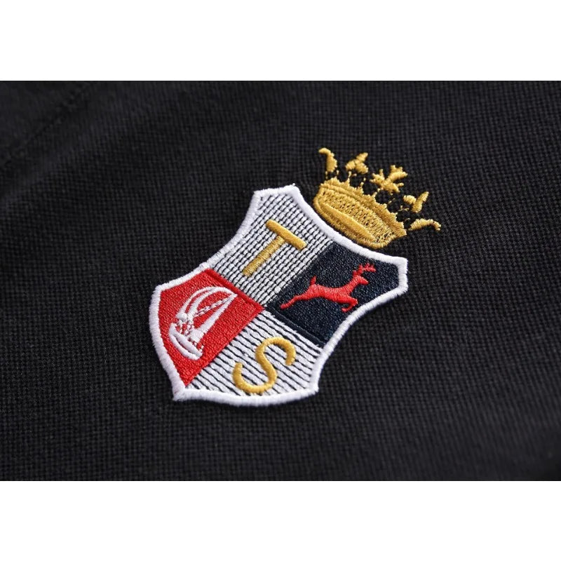 Plus Size 7XL 100% Cotton Summer Men's Polo Shirts Luxury Short Sleeve Contrast Color Letter Embroidery Simple Casual Male Tees