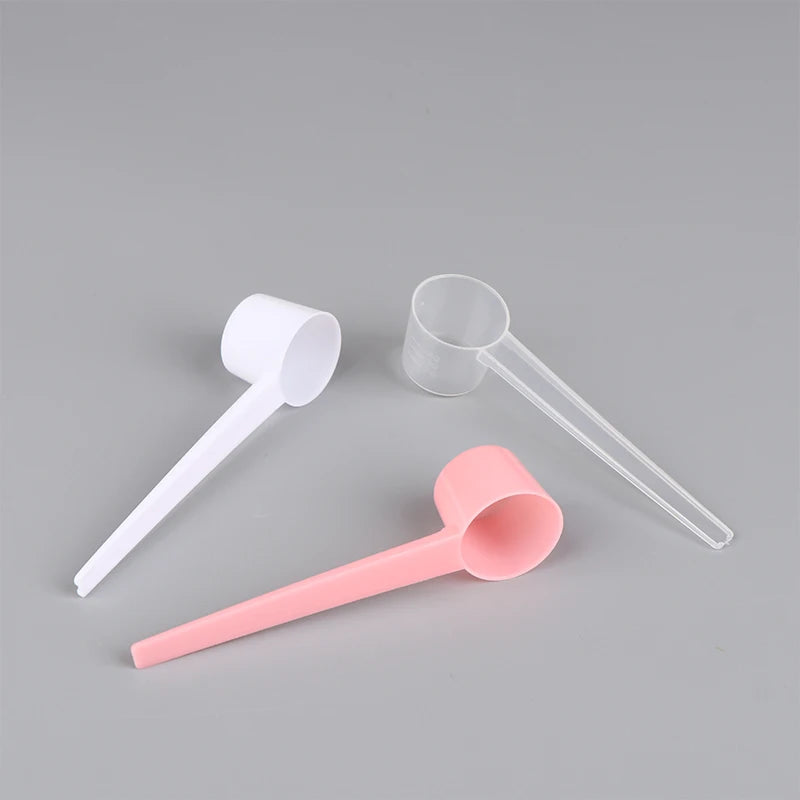 10Pcs 5g Home Kitchen Gadgets DIY Plastic Measuring Spoon Measuring Spoons Coffee Protein Milk Powder Scoop
