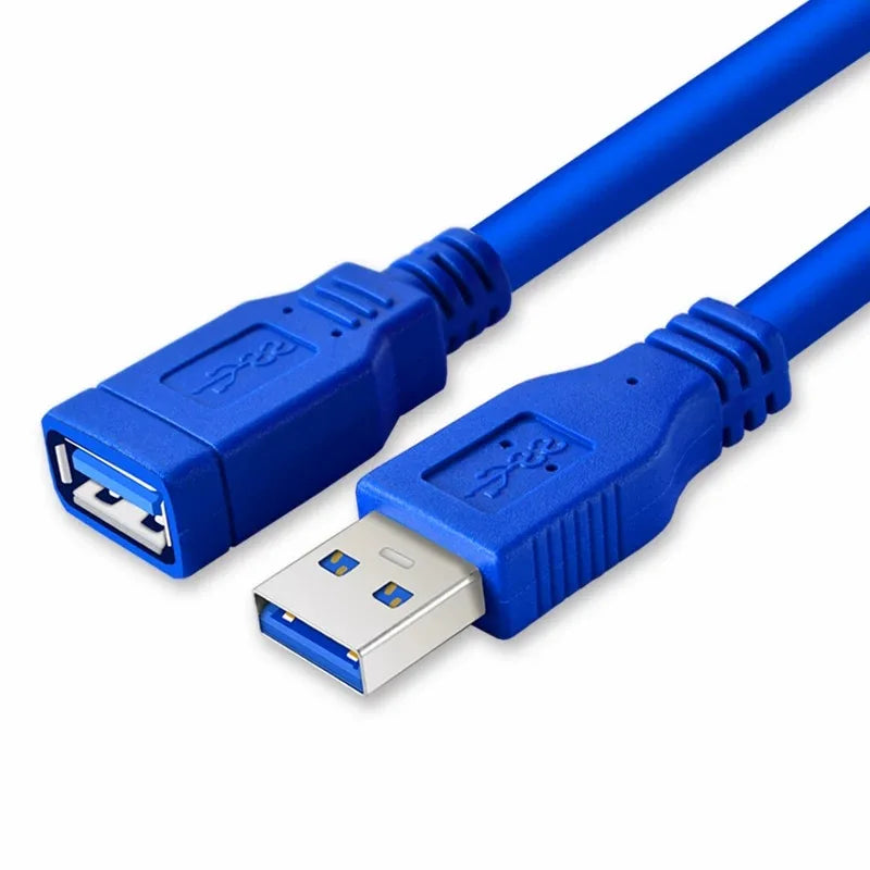 Standard 5Gbps Super Speed USB 3.0 A Male To A Female M To F Extension Short Data Sync Cord Cable 0.3m Blue 30cm/1FT 0.6m 1m 3m