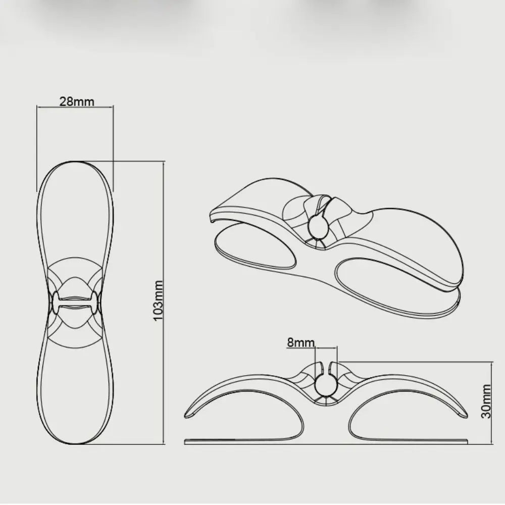 Kitchen Appliances Cable Management Clips Kitchen Wall Hanging Cord Winder Organizer Bobbin Winder Wire Fixer Clips Holder