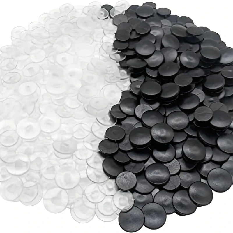 100Pcs Round Buckle Shoe Charms Croc DIY Accesseries Plastic Button For Hole Shoes Garden Shoe Diy Croc Fastener Accessories