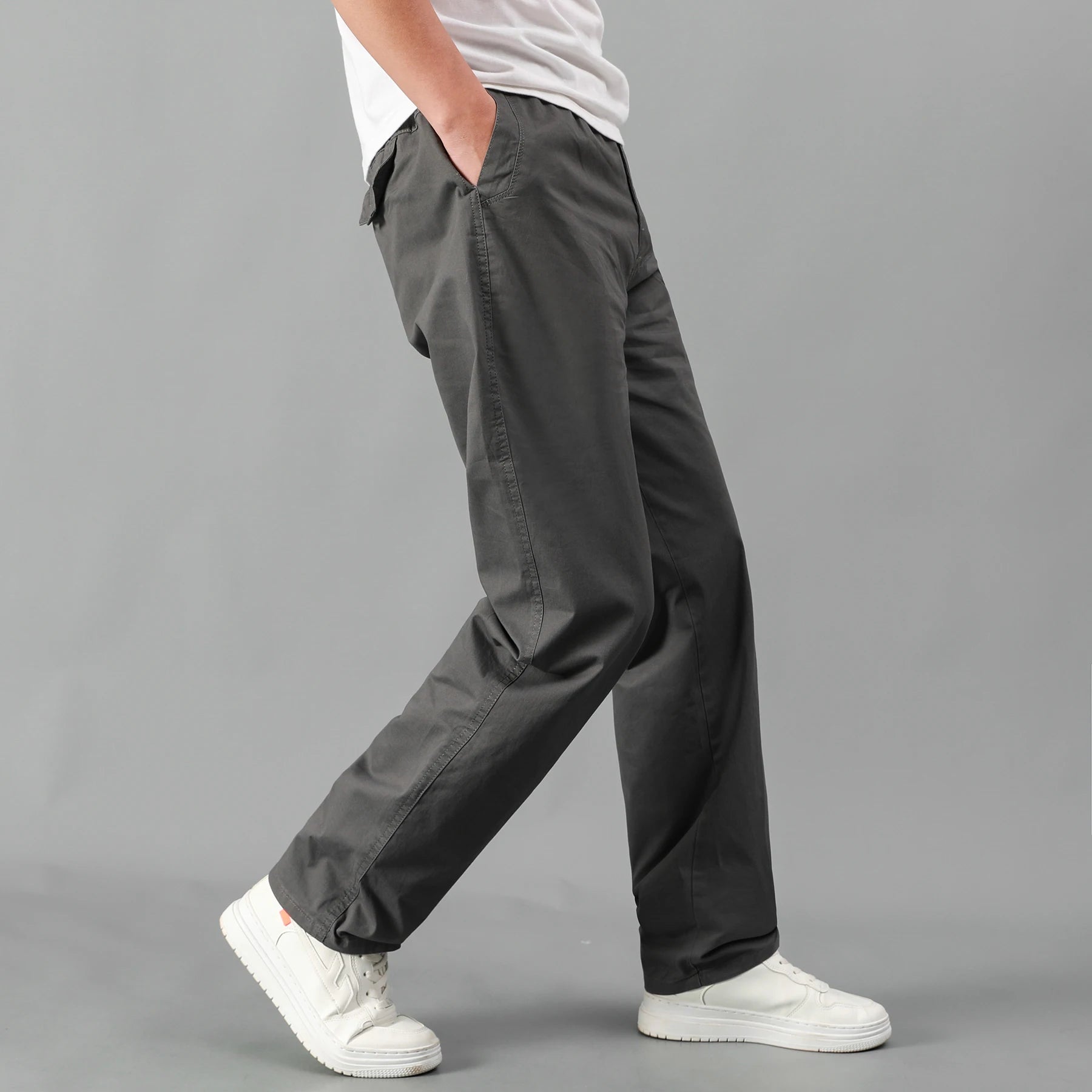 Men's Cargo Pants Summer Spring Cotton Workwear Large Size 6XL Casual Climbing Joggers Sweatpants Hombre Autumn Work Trousers