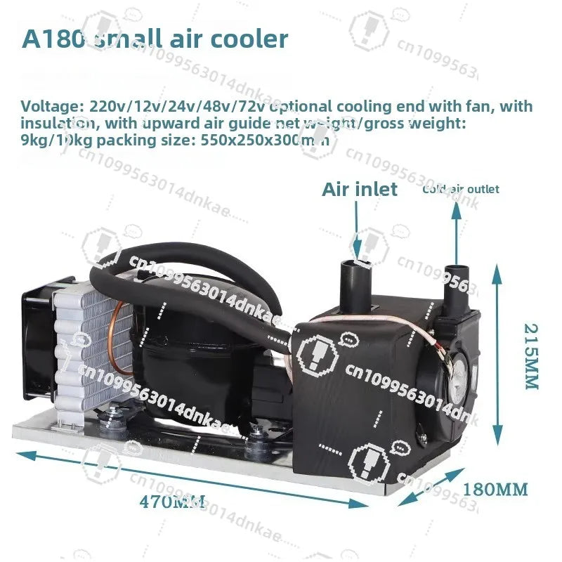 QD52A Small Air-cooled Unit 220VR134a Refrigeration Integrated Unit Can Be Turned on For Refrigeration and Temperature Control