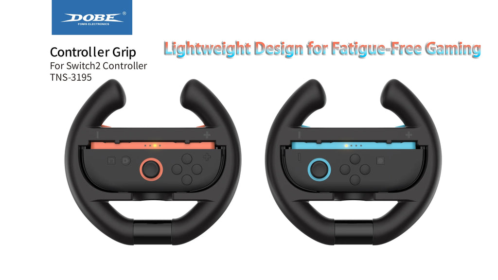 For Switch2 4-In-1 Steering Racing Wheel Controller Grip Left and Right Jon-Con Accessories 2 Hand Holder for Mario Kart World